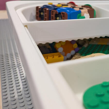 Trofast Compatible Toy Storage Tray w/Custom Sized Baseplate
